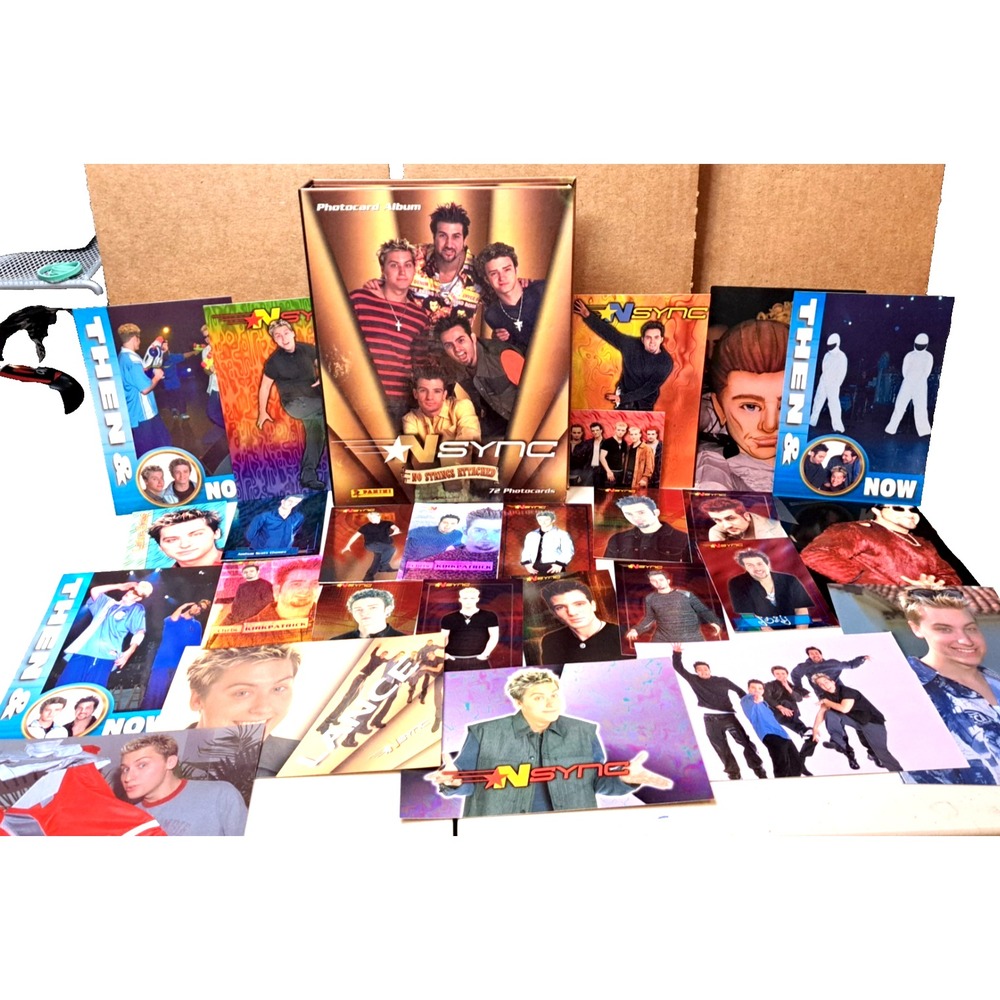 NSync Vintage Album and 26 Trading Cards Y2K Boy Band Music Collectible Lance